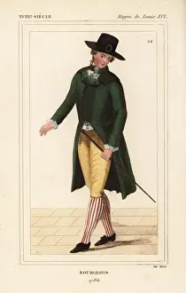 French mens fashions of 1786 (bourgeois)