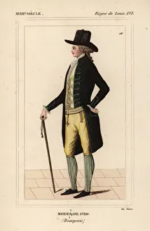 Mens Gallery: French mens fashions of 1789 (bourgeois)