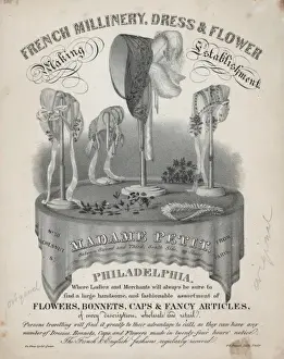French millinery, dress & flower making establishment