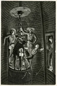 FRENCH MINERS, LIFT SHAFT