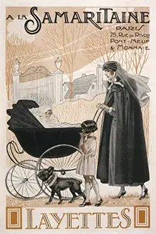 Pram Prints: French Nanny & Children