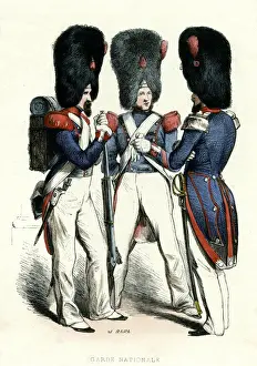 Grenadiers Prints: French National Guard (Grenadiers)