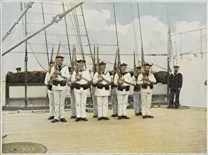 French Naval Gun Drill