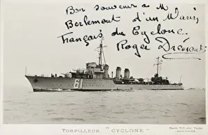 French Navy Destroyer WWII