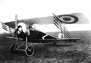 French Nieuport 16 with Le Prieur rockets