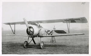 French Nieuport 17 captured by Germans, WW1