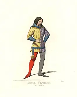 French noble man, 14th century