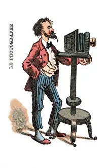 French Occupations card series game 1890s