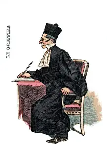 French Occupations card series game 1890s
