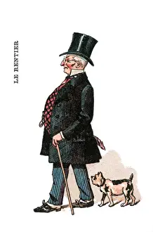 French Occupations card series game 1890s