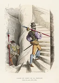 Rounds Prints: French Officier Gardes