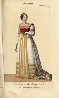 Longueville Prints: French opera singer Mlle. Delia in Le Chevalier