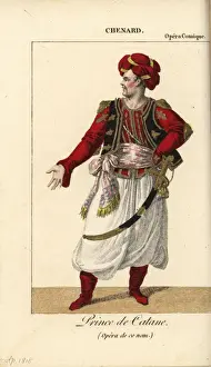 Theater Prints: French opera singer Simon Chenard 1758-1832