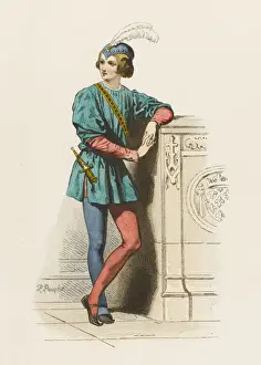 French Page 14th Century