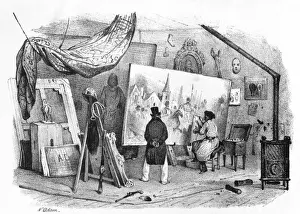 French Painter at Work