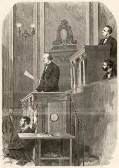 Addresses Prints: French parliament