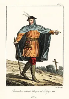 Gaiters Prints: French peasant, 1512