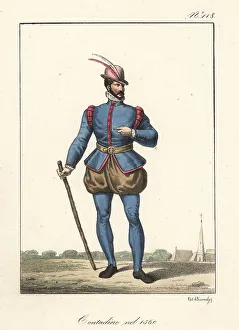 1560 Prints: French peasant in 1560
