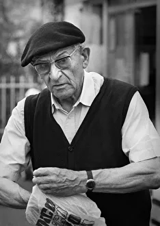 French pensioner Auxerre sur Yonne, France