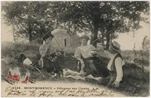 Picnics Prints: French Picnic Circa 1905