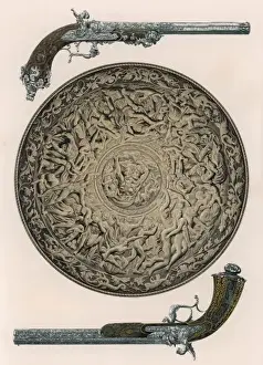 French Pistol and Shield