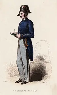 French police - a gendarme sergeant
