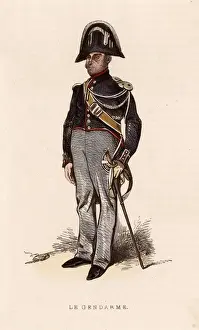 French police - a rural gendarme