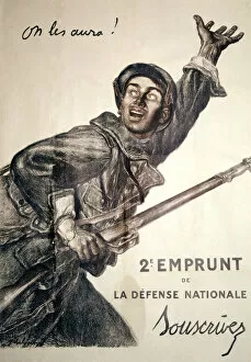 Raised Gallery: French poster advertising war bonds, WW1