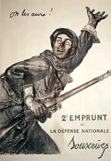 Financial Prints: French poster advertising war bonds, WW1