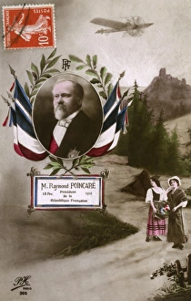 Images Dated 1st June 2016: French President Raymond Poincare