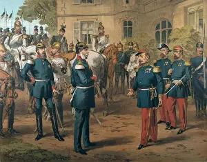 Prussia Prints: French-Prussian War. Surrender of Sedan (2nd