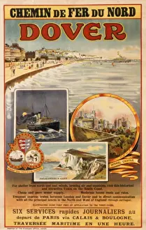 Coast Line Prints: French rail poster - Dover