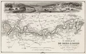 Along Side Collection: French Railway Map