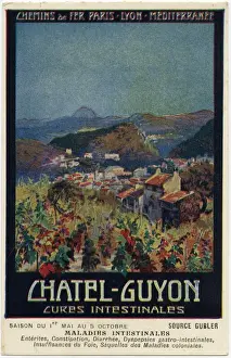 Specialising Prints: French Railways Promo card - Chatel-Guyon Spa Retreat
