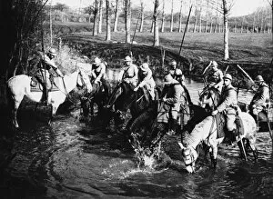 WWI Animals Gallery: French reconnaisance patrol 1916
