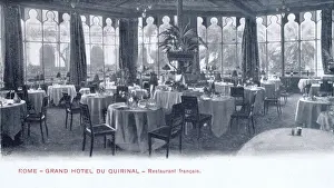 French Restaurant in the Grand Hotel du Quirnal, Rome