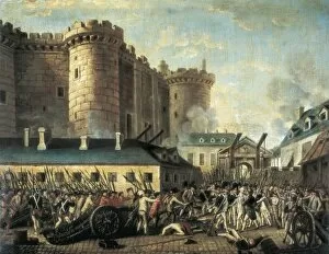 Paintings Collection: French Revolution (1789). The Storming of the