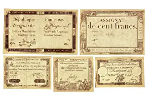 Economic Prints: French Revolution (1794). Assignats, banknote