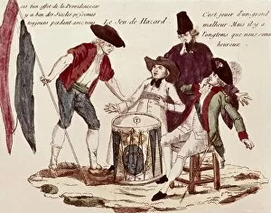 Engravings Gallery: French Revolution. Le Jeu de Hazard (The Gambling)