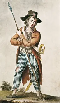 Sans Prints: French Revolution. Parisian Sans-culotte. Painting
