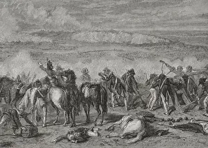 Mons Prints: French Revolutionary Wars. Battle of Jemappes