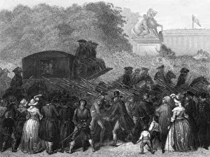 Brought Prints: French royal family are brought back from Varennes