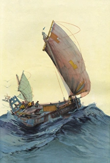 Images Dated 22nd June 2012: French Sail Fishing Boat