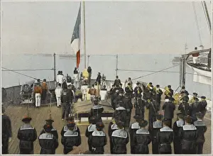 French Salute Flag