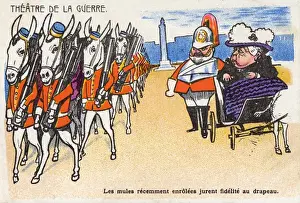Swear Prints: French satirical cartoon - criticism of Second Boer War