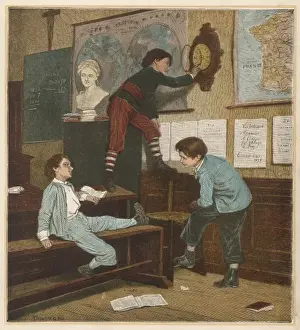 C1880 Prints: French Schoolboys C1880
