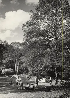 Kandersteg Prints: French scouts doing pioneering work, Switzerland