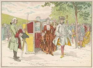 Equivalent Prints: French Sedan Chair