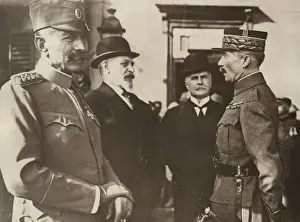 French and Serbian allies at Salonika, Greece, WW1