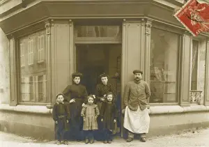 French Shopkeeper Photo